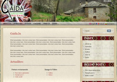 web design - Gaida - Luxemburg - 